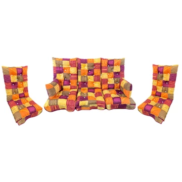 ROBINSON garnitúrához párna BORDÓ KOCKÁS