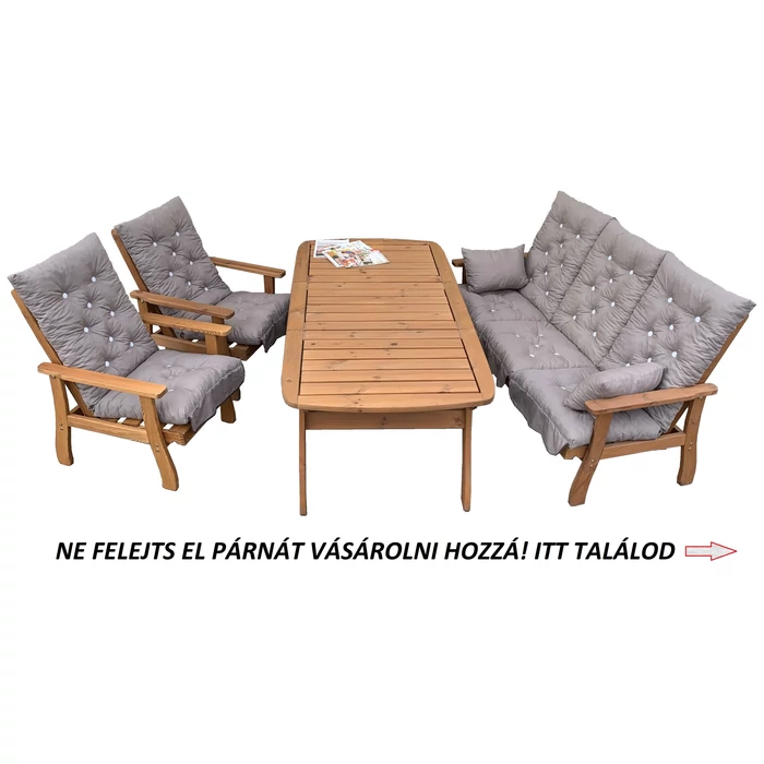 ROBINSON garnitúra párna nélkül